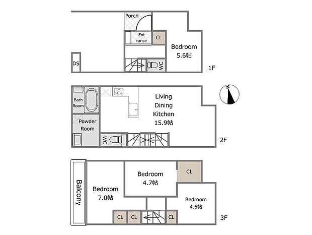 A号棟参考プラン(建物込4,380万円、土地面積67.21m2、建物面積106.19m2)期間限定!建物フリープランにつき、お客様のご要望をお聞かせください!