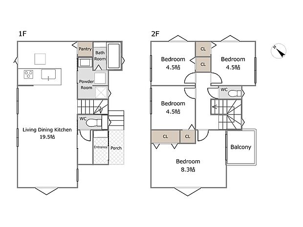 B号棟参考プラン（建物込4,280万円、土地面積120.36m2、建物面積95.43m2）期間限定！建物フリープランに付き、お客様のご要望をお聞かせください！