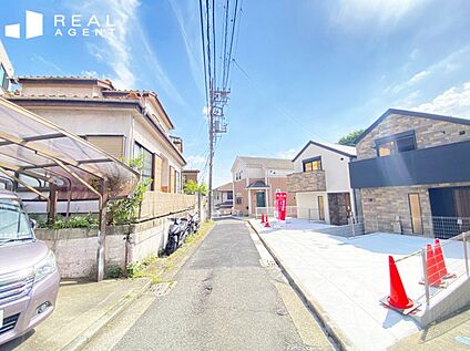 現地前面道路
