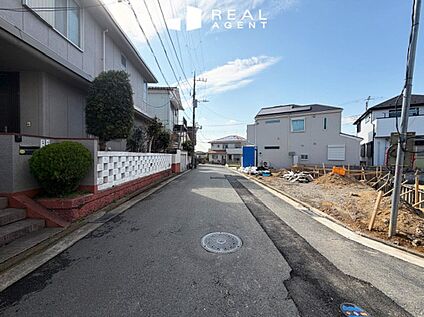 現地前面道路