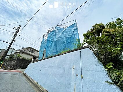 現地前面道路