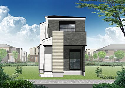 A号棟完成イメージパース