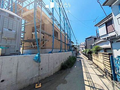 現地前面道路