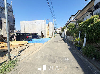現地前面道路