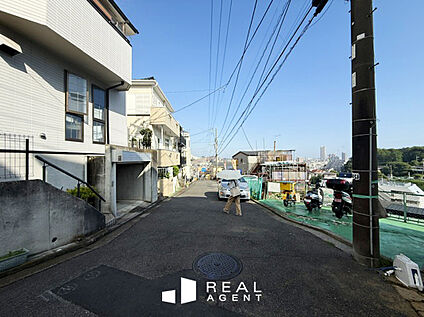 現地前面道路