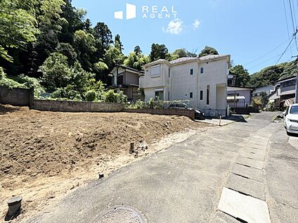  現地前面道路