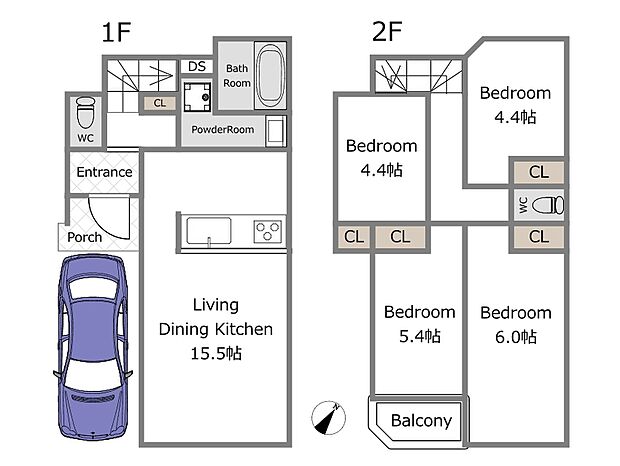 【A号棟参考プラン】A号棟参考プラン(建物込5980万円、土地面積69.70m2、建物面積84.57m2)期間限定!建物フリープランにつき、お客様のご要望をお聞かせください!