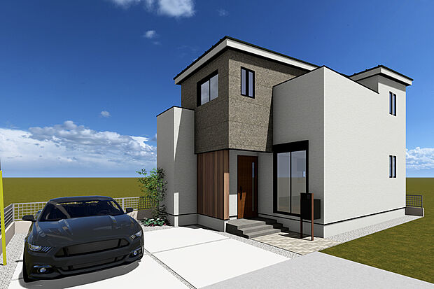 【【8号地モデルハウス 2025年6月誕生予定】】自然光を取り込むバルコニーを備えた、2階建てモデルハウス。快適な暮らしを支える長期優良住宅です。オール電化ですので、光熱費をまとめやすく家計管理もスマートになります。