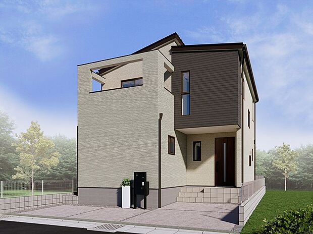 7号棟：外観パース