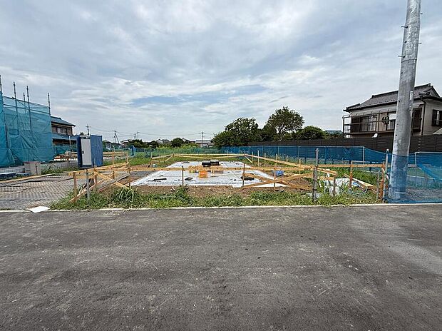 【1号棟 現地写真】土地103.36坪!ゆとりある敷地で、のびのびとした暮らしを叶えます♪