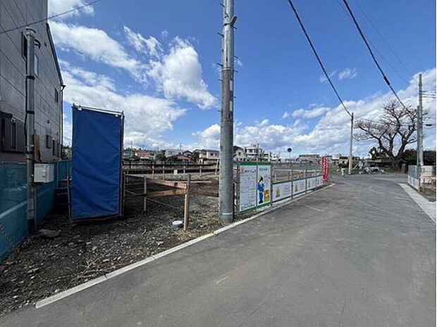 【【現地前面道路】】幅員4.0ｍ私道。