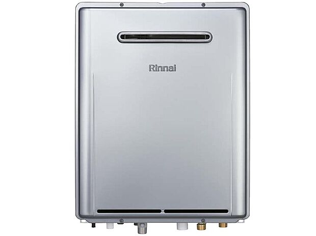【【省エネ給湯器：エコジョーズ（リンナイ）】】少ないガス量で効率よくお湯を沸かす省エネ性の高い給湯機です。
従来型の給湯機と比べてガス使用量が12%カットできます。