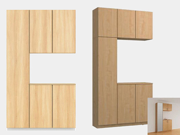 【シューズボックス】■約60足分の靴が収納可能。ボックス内部は高さを自由に変更できる可動棚となっており、様々なサイズの靴やブーツが収納できます。棚板は樹脂製なので汚れたら水洗い可能です。