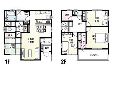 ＼2帖納戸・WIC・リビングカウンター付き★・。／

*POINT*　【2026年4月完成】
□耐震×制震住宅　Kダンパー搭載
■都市ガス・本下水エリア
□LDK18帖・続き間和室4.5帖
■食洗機・浄水器付きシステムキッチン

*LIFE*
◆松原小学校　徒歩13分
◆鴻巣南中学校　徒歩20分
◆ベルク　徒歩8分
◆すみれ公園　徒歩6分

☆。・ 