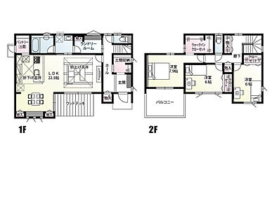土間収納やパントリー、約3帖のウォークインクローゼットのある収納豊富な3LDKの間取りとなっております。
カウンター付きのランドリールームは、洗濯物を畳んだりアイロンをかけたりと、家事効率を考えた使い勝手の良い空間。
リビングから出入りできるウッドデッキは、室内と外をゆるやかにつなぐ心地よい場所です♪ 