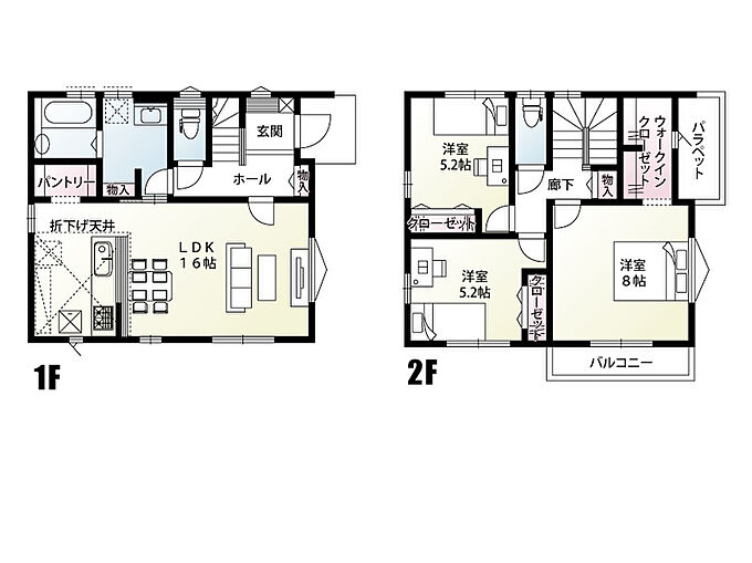1号棟 間取り図