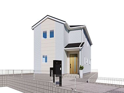 【5号棟：外観パース】