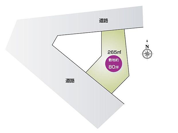【【全体区画図】】周辺に買い物施設や教育機関、公園などが揃い、子育て世帯にも嬉しい住環境です♪