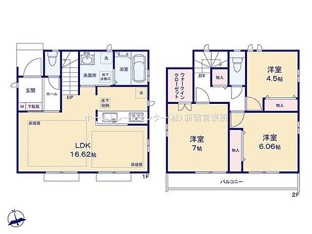 (1-B号棟)、価格6790万円、3LDK、土地面積107.03m2、建物面積83.04m2