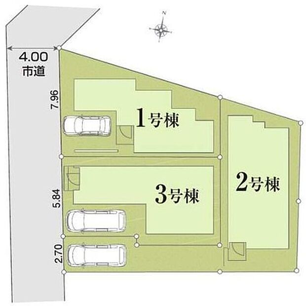 【全体区画図】都内の利便性×緑豊かで穏やかな住環境　どちらも叶える暮らしがここに…