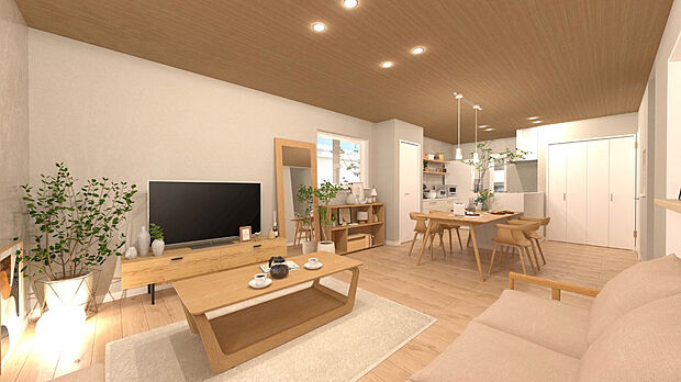 内観パース(リビング)