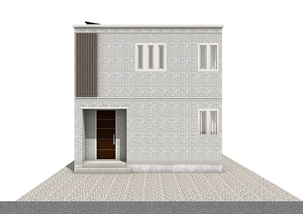 【No.2】外観パース（※パースは図面を基に描いていますので、実際と多少異なる場合があります。）