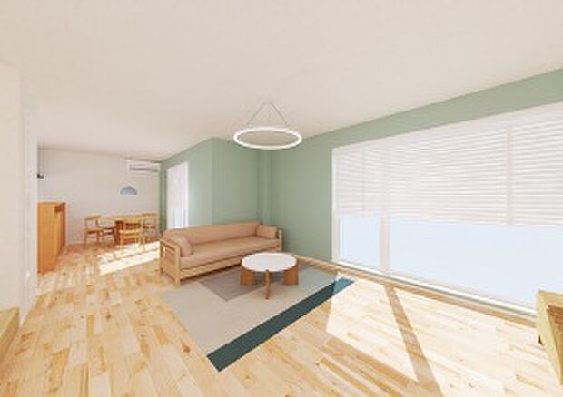 【No.2】内観パース（※パースは図面を基に描いていますので、実際と多少異なる場合があります。）