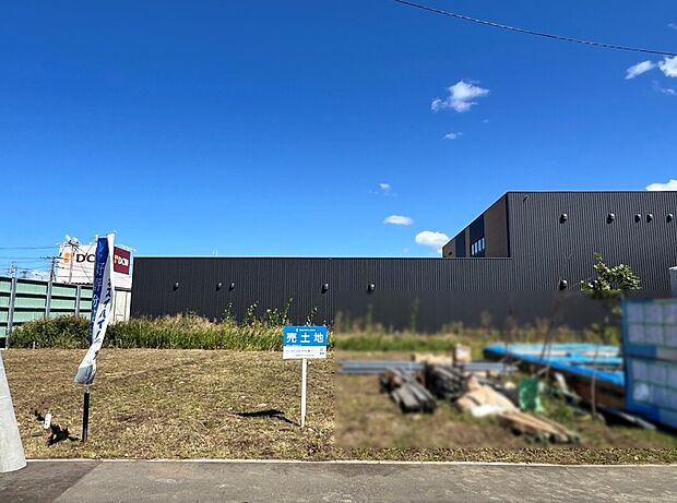 【No.4-2】128.27m2(38.80坪)の南西入りの宅地(2025年9月撮影)