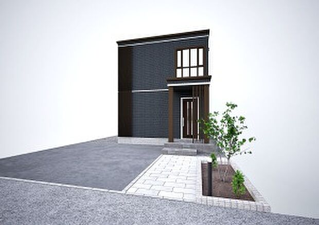 【【No.1】外観パース】※パースは図面を基に描いておりますので、実際と多少異なる場合があります。
