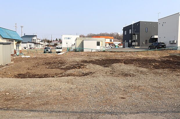 【【区画2】正面】182.19m2(55.11坪)の整形地(2026年3月撮影)
