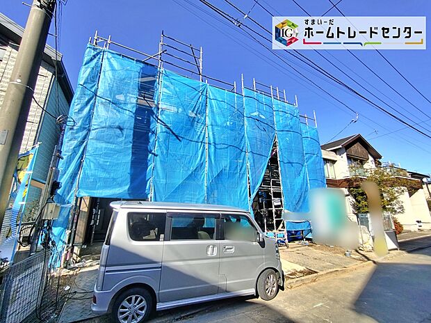 ☆外観の様子☆
生活するだけの家ではなく「日々を楽しむ暮らし」を♪
省エネ性能ラベル取得！