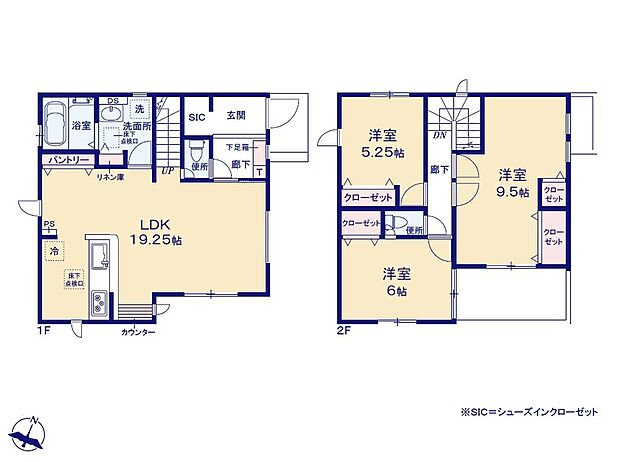 (４号棟)、価格3398万円、3LDK、土地面積110.09m2、建物面積96.06m2