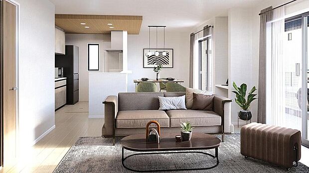☆Livingroom完成イメージ☆
採光良好なリビングは、ご家族の憩いの空間。居心地の良い快適な安らぎの場所にもなりそうです。