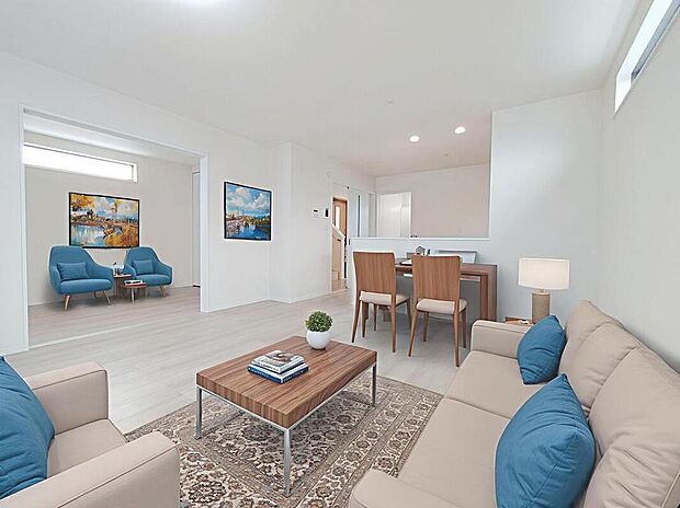 ☆Livingroom☆
※家具をCGで加工しています。家具付き販売ではございません。