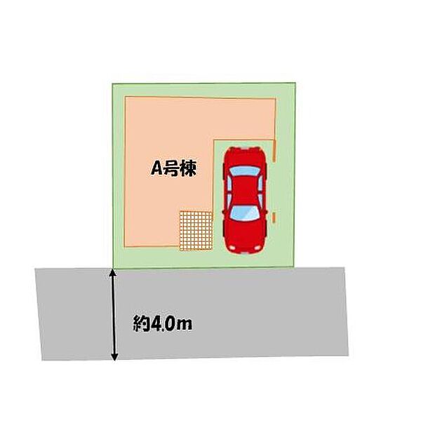 ☆全体区画図☆
周辺は交通量の少ない生活道路なので小さなお子様がいても安心です
ビルトインガレージの車庫は雨からお気に入りのお車を守ってくれます♪