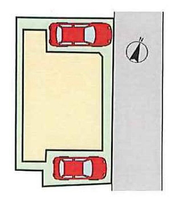 ☆全体区画図☆
カースペース２台可能です。