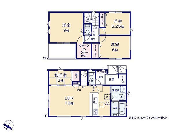 価格3380万円、4LDK、土地面積84.66m2、建物面積95.02m2
