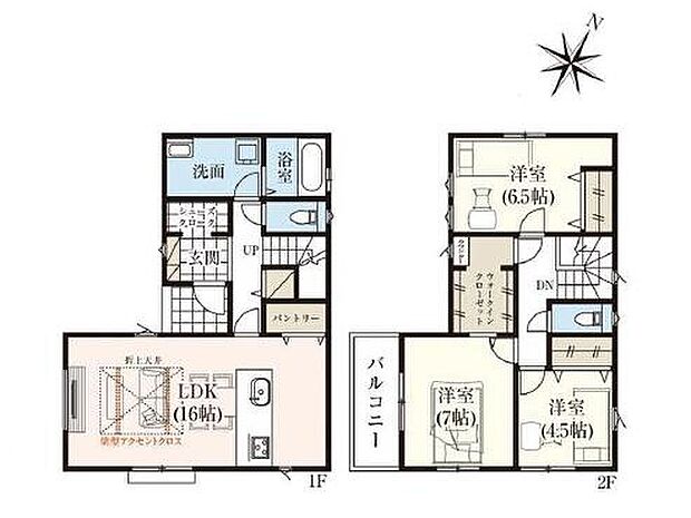 (3号棟)、価格5780万円、3LDK、土地面積120m2、建物面積95.22m2