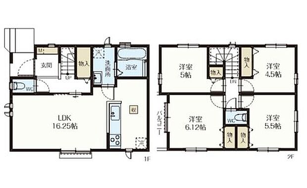 (Ａ号棟)、価格5690万円、4LDK、土地面積103.07m2、建物面積87.56m2

