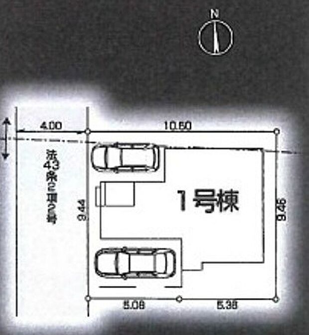 ☆区画図☆
カースペースは2台分ございますので、家族分の自転車を駐輪したり、来客用の駐車スペースとしてもお使いいただけます。玄関までの距離が近いのでたくさんお買い物をした日も大丈夫♪