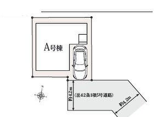 ☆全体区画図☆
カースペースございます。南側道路に面し、通風良好です☆