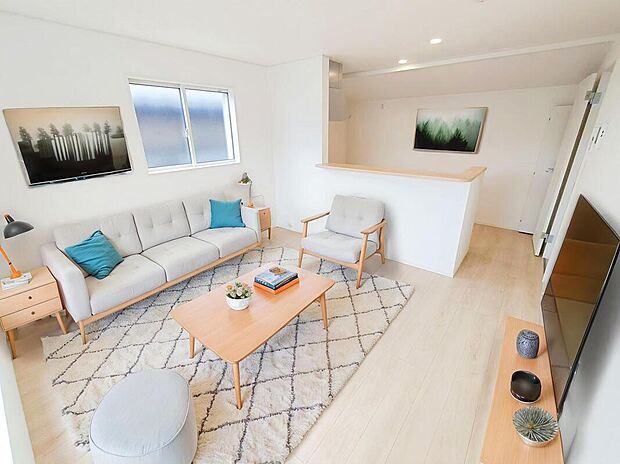 【☆Livingroom☆】ゆっくりくつろげるLDKに家族みんなが集まるコミュニケーションハウス。