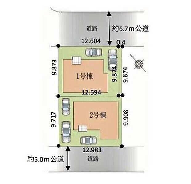 【全体区画図】住環境良好な人気の低層住居専用地域に立地しております♪