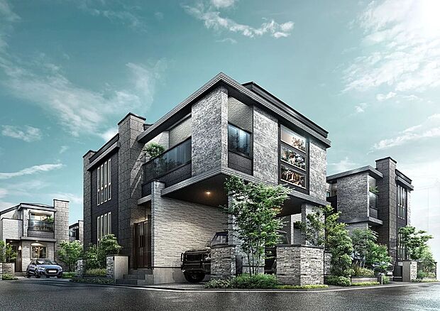 【京王井の頭線・杉並久我山プロジェクト】
最新のハイグレード仕様×長期優良住宅の全6邸街並み開発。※外観完成予想CG