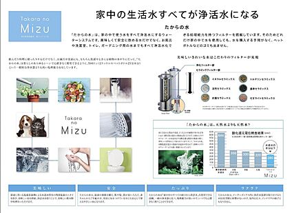 【家の中のすべての蛇口から浄活水が利用できる「たからの水」】