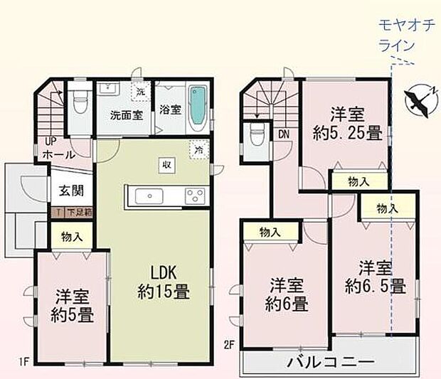 (B号棟)、価格4290万円、4LDK、土地面積112.26m2、建物面積89.22m2