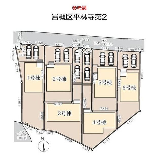 閑静な住宅街は、小学校徒歩7分の安心環境♪
ゆとりの敷地に全棟車庫2台完備！ぜひ一度ご覧下さい！