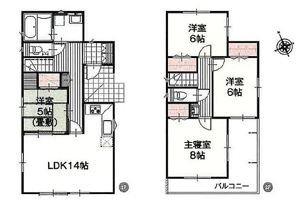 (C号棟)、価格3390万円、4LDK、土地面積122m2、建物面積96.88m2