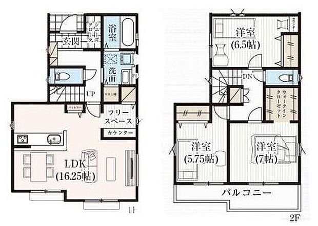 (1号棟)、価格3480万円、3LDK、土地面積99.75m2、建物面積96.46m2