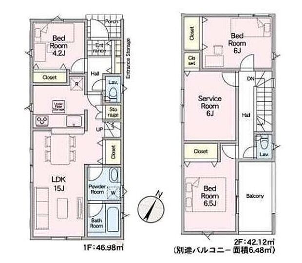 (1号棟)、価格3380万円、3LDK+S、土地面積97.09m2、建物面積89.1m2